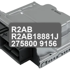 ECU Sterownik R2AB R2AB18881J 275800-9156