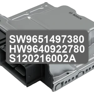 ECU Sterownik SW9651497380 HW9640922780 S120216002A