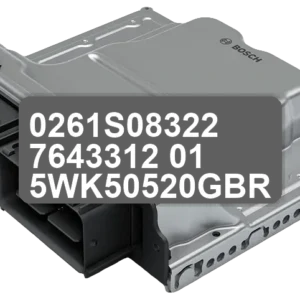 ECU Sterownik 0261S08322 7643312-01 5WK50520GBR