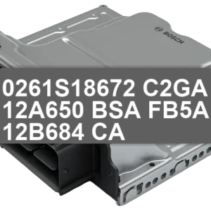 ECU Sterownik 0261S18672 C2GA-12A650-BSA FB5A-12B684-CA