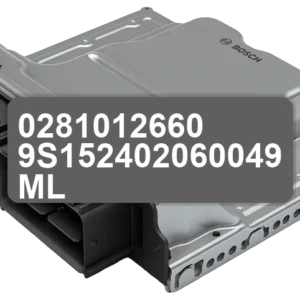ECU Sterownik 0281012660 9S152402060049 ML