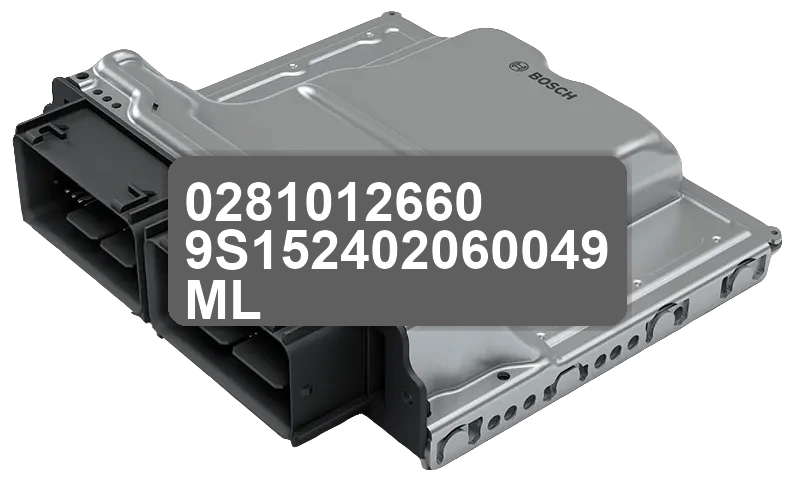 ECU Sterownik 0281012660 9S152402060049 ML