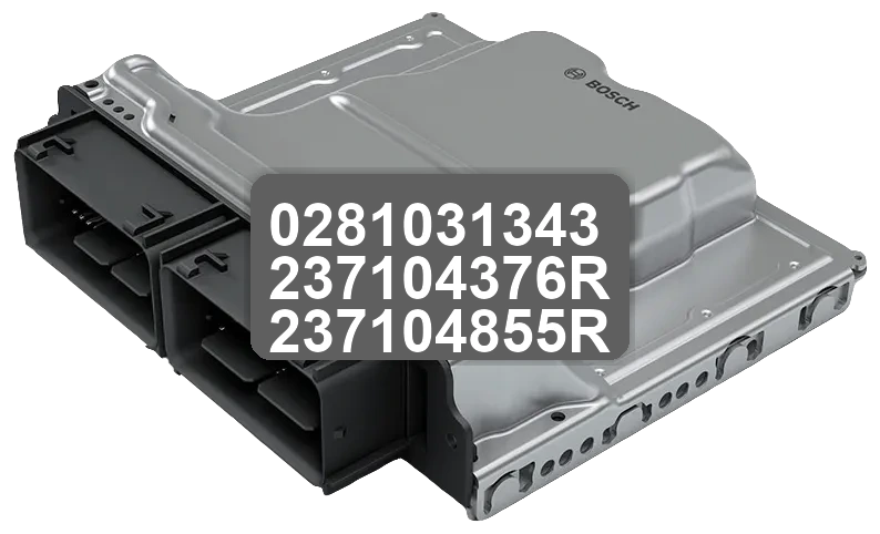 ECU Sterownik 0281031343 237104376R 237104855R