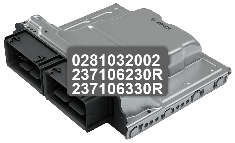 ECU Sterownik 0281032002 237106230R 237106330R