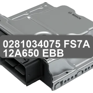 ECU Sterownik 0281034075 FS7A-12A650-EBB