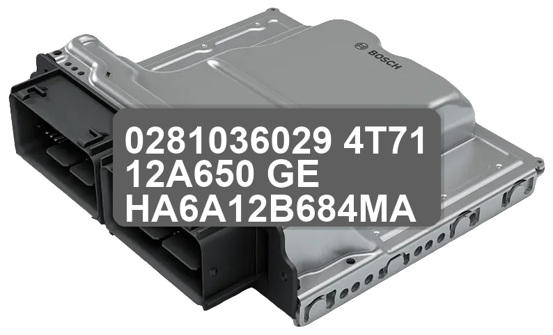 ECU Sterownik 0281036029 4T71-12A650-GE HA6A12B684MA
