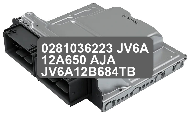 ECU Sterownik 0281036223 JV6A-12A650-AJA JV6A12B684TB