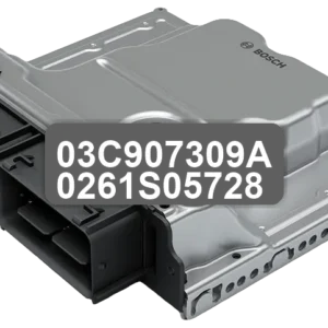 ECU Sterownik 03C907309A 0261S05728