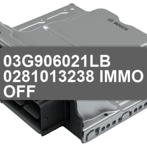 ECU Sterownik 03G906021LB 0281013238 IMMO OFF