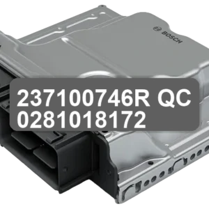 ECU Sterownik 237100746R QC 0281018172