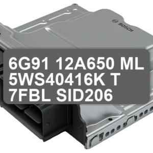 ECU Sterownik 6G91-12A650-ML 5WS40416K-T 7FBL SID206