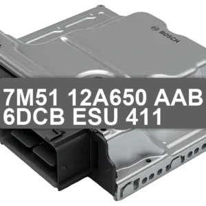 ECU Sterownik 7M51-12A650-AAB 6DCB ESU-411
