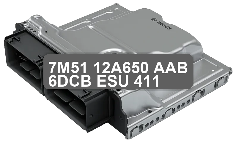 ECU Sterownik 7M51-12A650-AAB 6DCB ESU-411