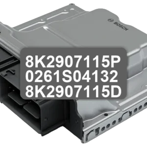 ECU Sterownik 8K2907115P 0261S04132 8K2907115D