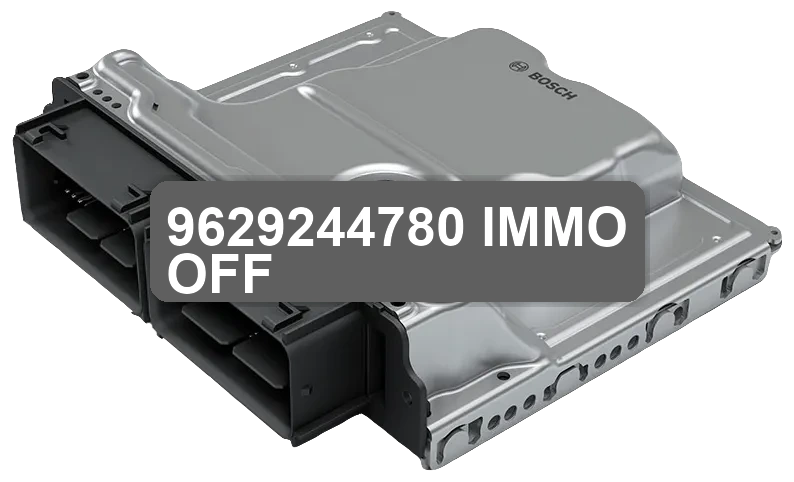ECU Sterownik 9629244780 IMMO OFF