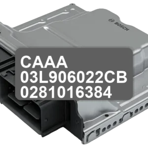 ECU Sterownik CAAA 03L906022CB 0281016384