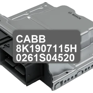 ECU Sterownik CABB 8K1907115H 0261S04520