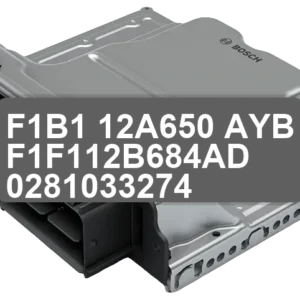 ECU Sterownik F1B1-12A650-AYB F1F112B684AD 0281033274
