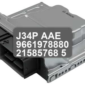 ECU Sterownik J34P-AAE 9661978880 21585768-5