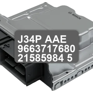 ECU Sterownik J34P-AAE 9663717680 21585984-5