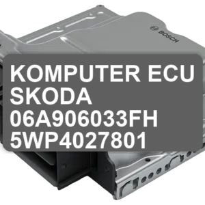 ECU Sterownik KOMPUTER ECU SKODA 06A906033FH 5WP4027801