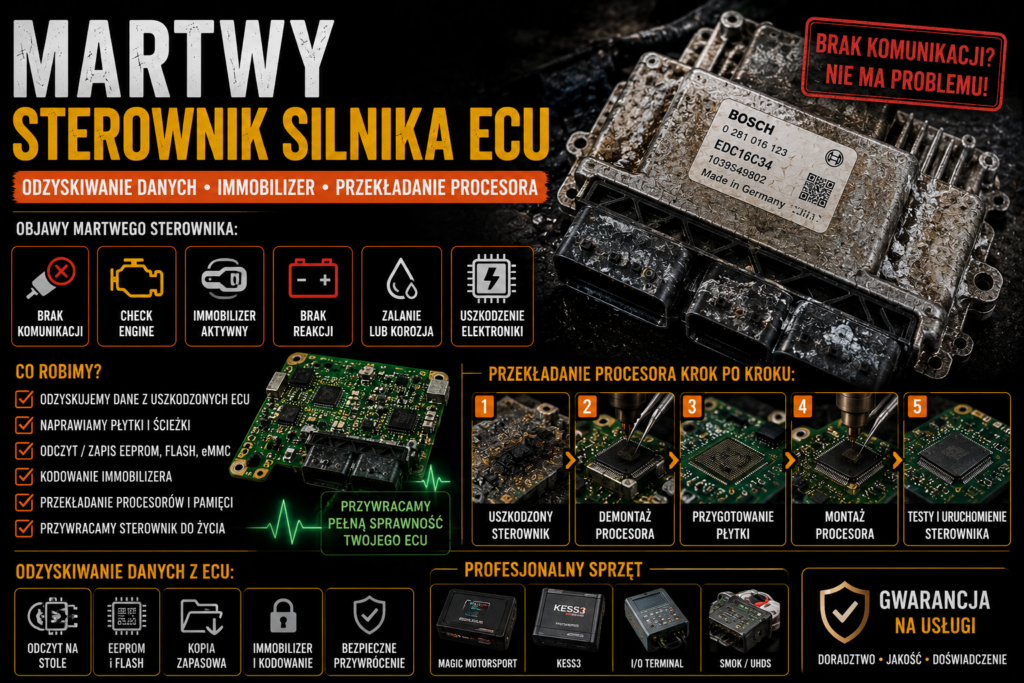 Przekładanie procesorów ECU