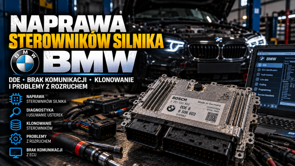 Naprawa sterowników BMW DDE | Brak komunikacji