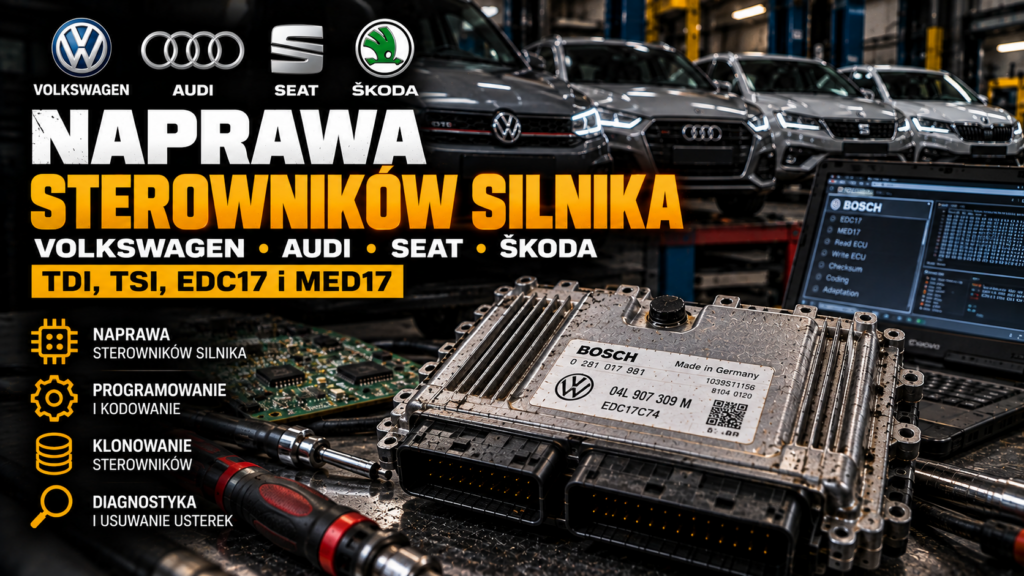 Naprawa sterowników VW Audi