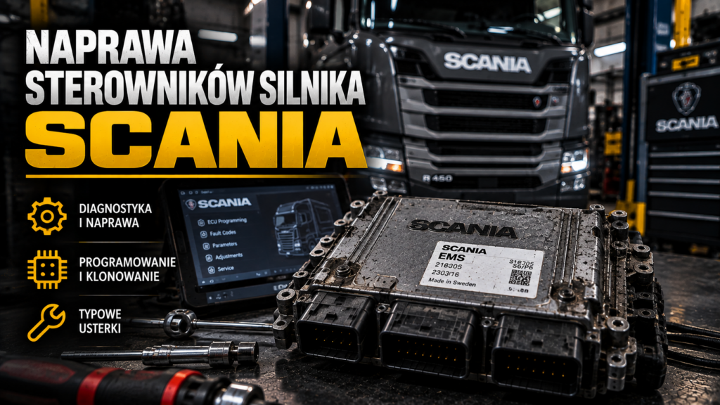 Naprawa sterowników silnika Scania | EMS ECU